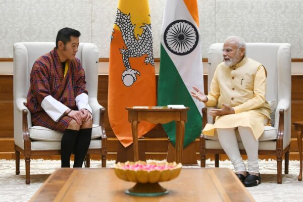 This image shows King of Bhutan and PM of India on our website India Diplomacy.