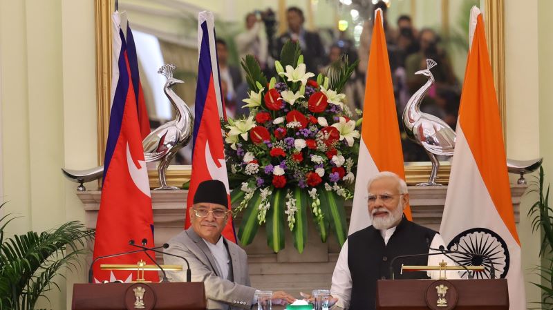 Nepalese PM Prachanda is on an official visit to India. The visit is aimed at strengthening India-Nepal relations and to take the ties to new heights.