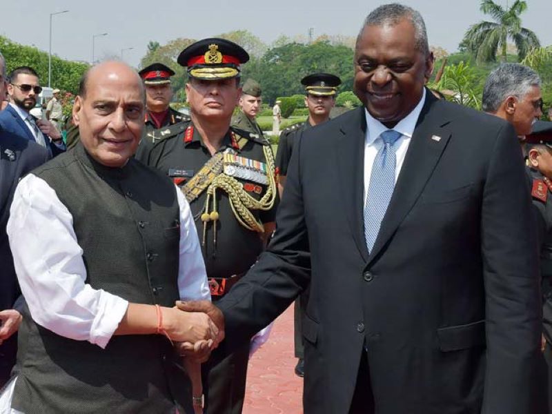U.S. Defense Secretary Lloyd Austin on a visit to India discussed upgrading partnership with India and set a roadmap for cooperation for the next five years