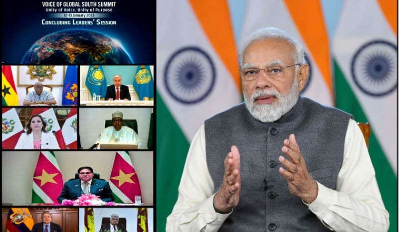PM Modi condemns Hamas attacks at Voice of Global South Summit
